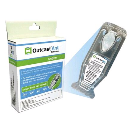3 Outcast Ant Bait Stations