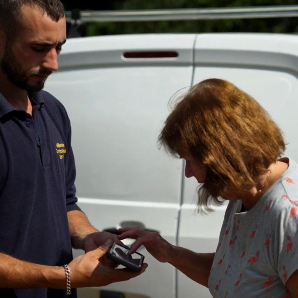 Millennium Pest Control Customer Smartphone Digital Reporting